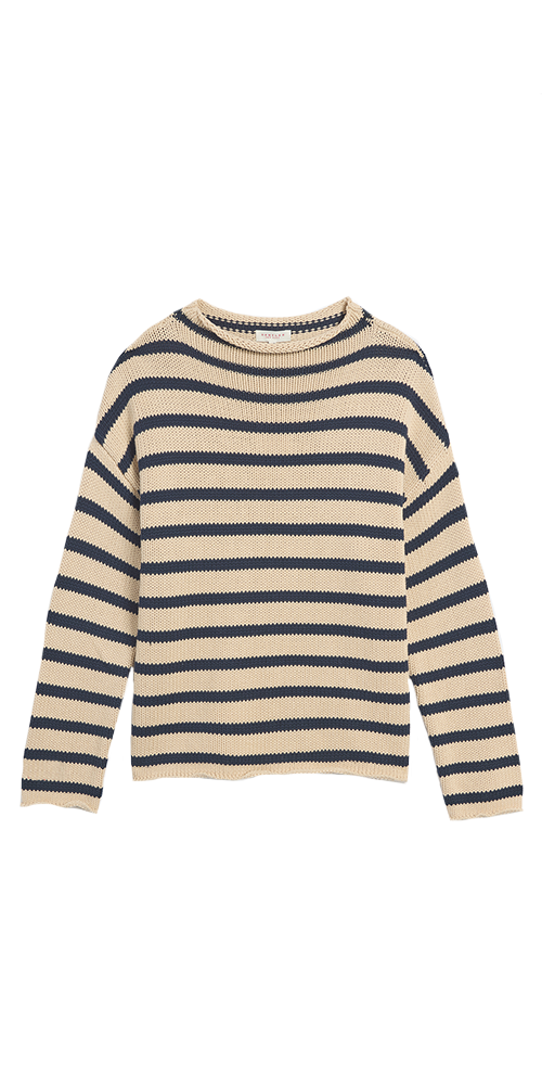 Lamis Stripe Cotton Sweater