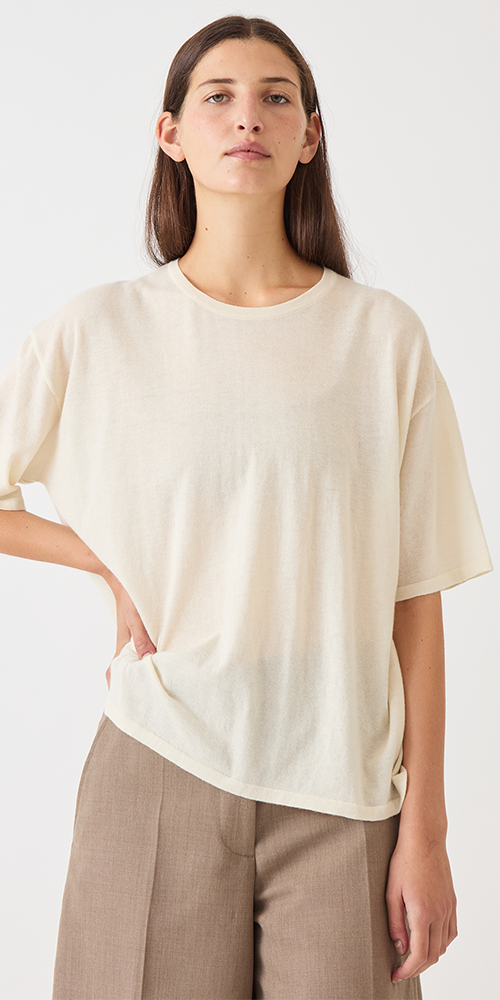 Hazel Superfine Cashmere Top