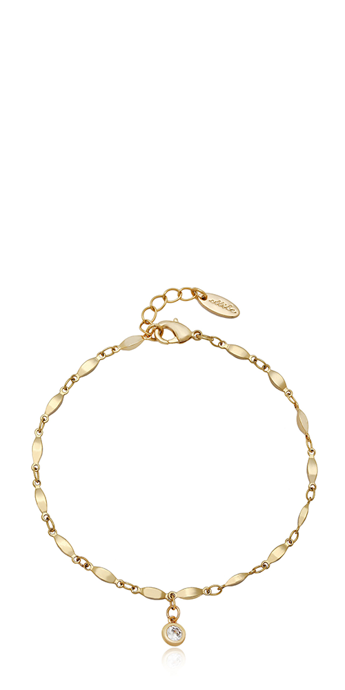 Day Dreamer Anklet with Crystal Charm