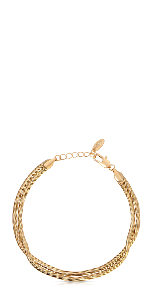 Slinky Snake Double Chain Anklet