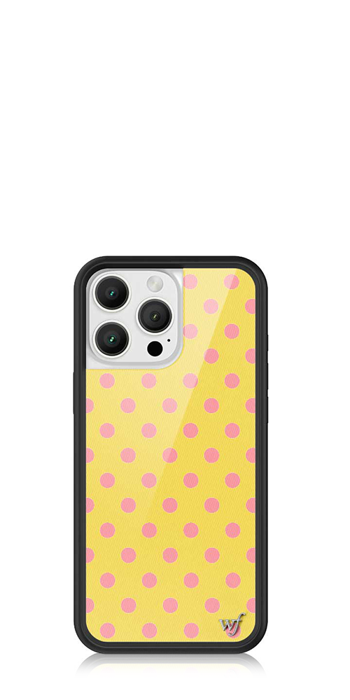 Polka Dot | Yellow and Pink iPhone Case