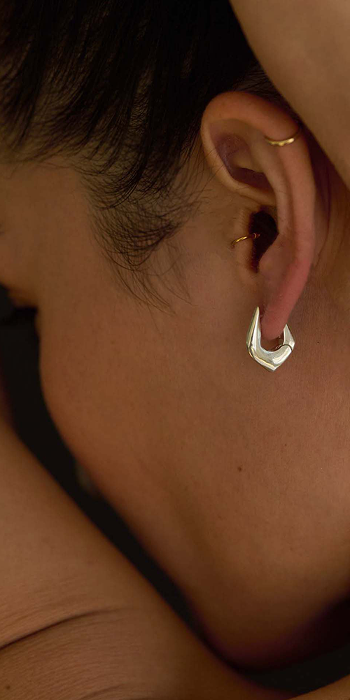 XL Prism Hoop Earrings