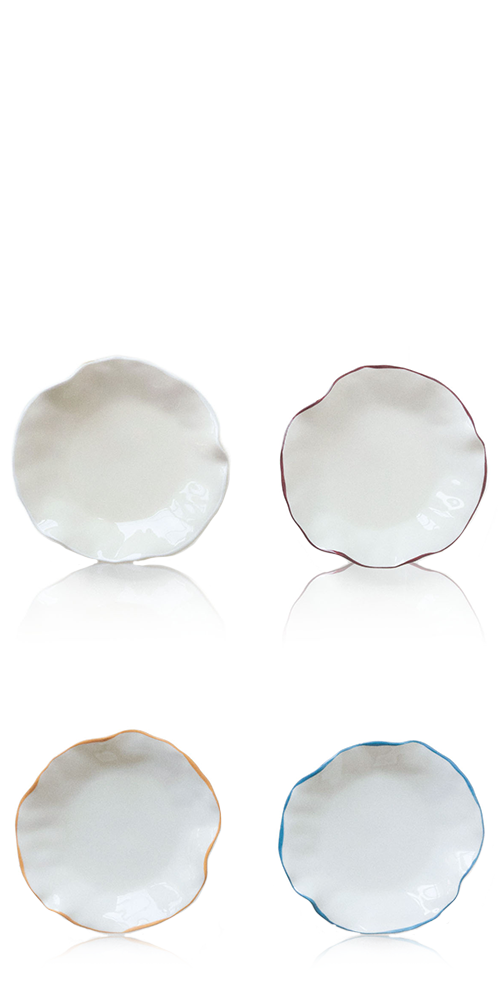 Confete Ribbon Canapé Plates