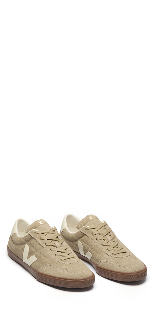 Paneka Suede Sneakers Taupe Pierre Bark
