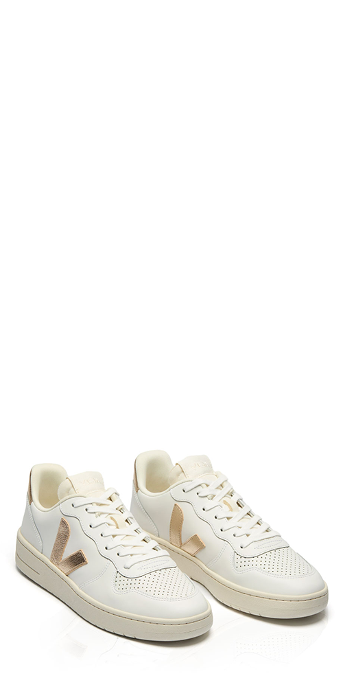 V-10 Prime Leather Sneakers White Platine