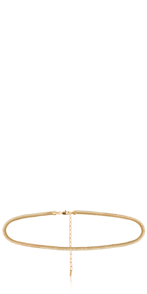 Gold Herringbone Waist Chain