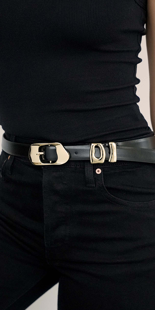 Molten Metal Belt in Black