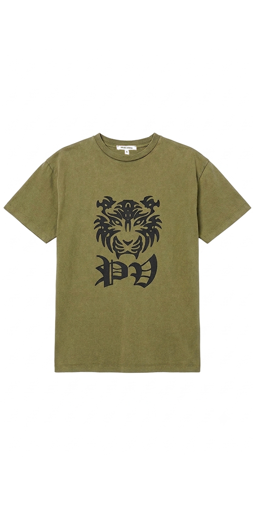 PV Tiger Printed Tee Olive