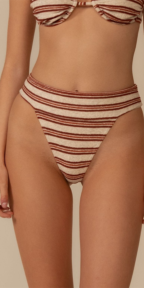 Tamarindo Bikini Bottom Joan Stripe