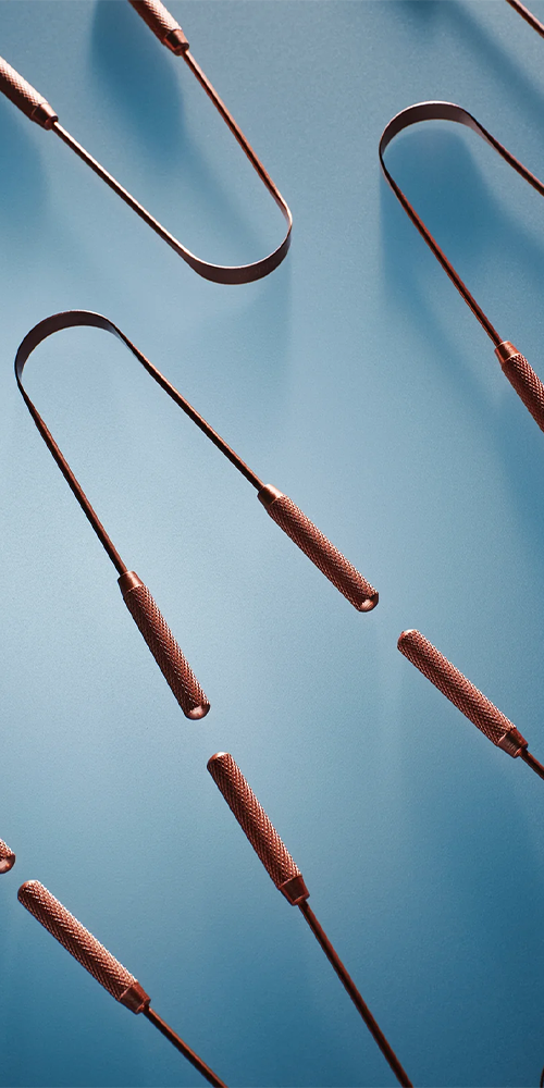 Copper Tongue Scraper