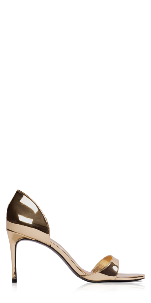 Vanity 80mm Sandals Gold
