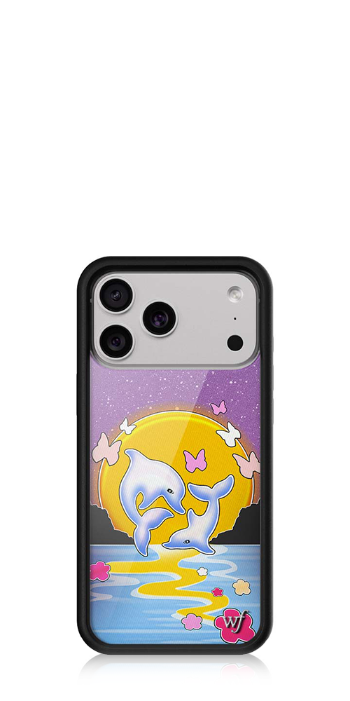 Dolphin Sunset iPhone Case