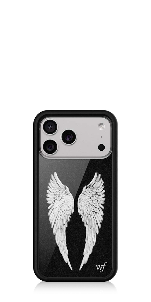 Angel Baby Black iPhone Case