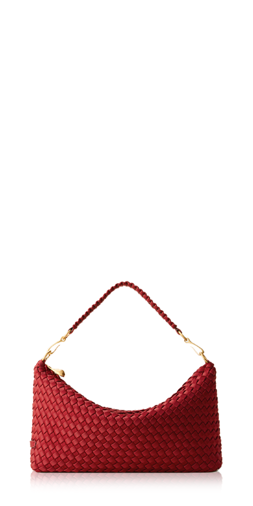 Porto Small Half-Moon Bag Rosso