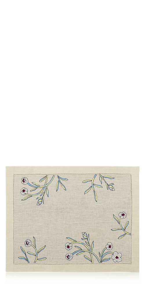 Floral Fresco Placemats, Set of 4