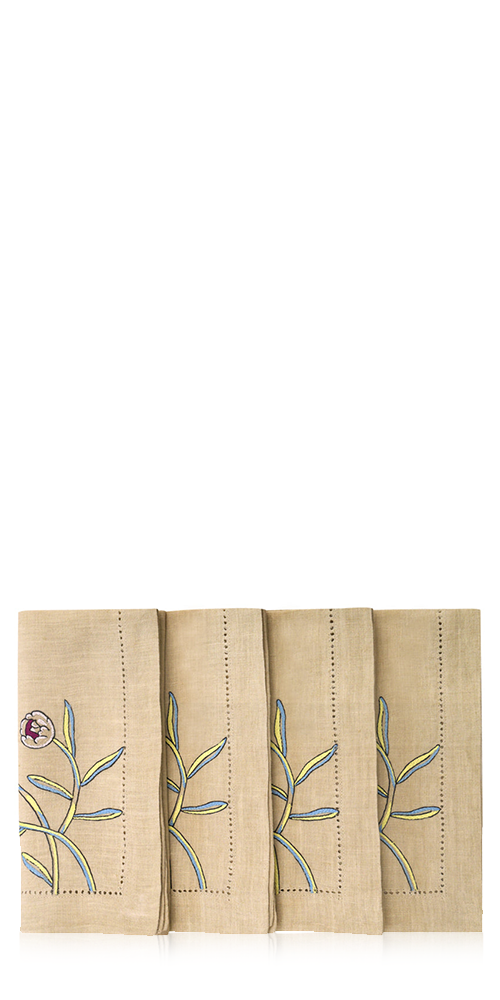 Floral Fresco Napkins, Set of 4
