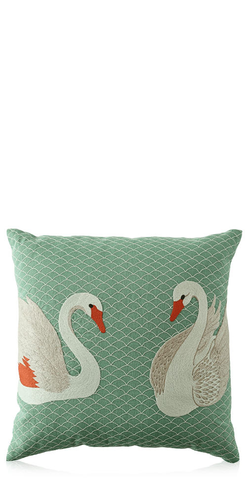 Swan Pillow Cover