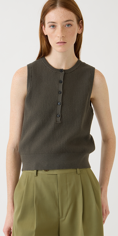 Bianca Cotton Cashmere Vest