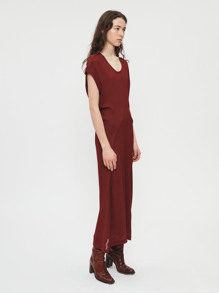 S-Curve Dress Bordeaux