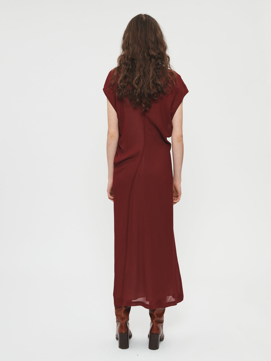 S-Curve Dress Bordeaux
