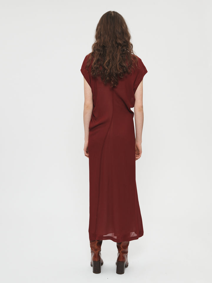 S-Curve Dress Bordeaux
