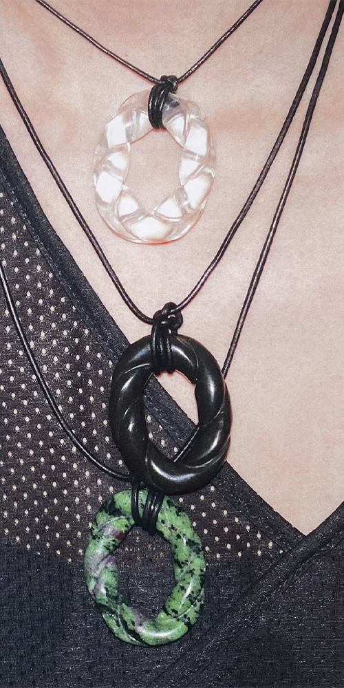 Crystal Knot Pendant