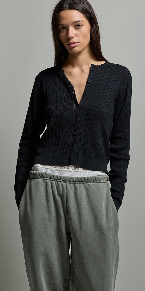 Paloma Pointelle Cardigan