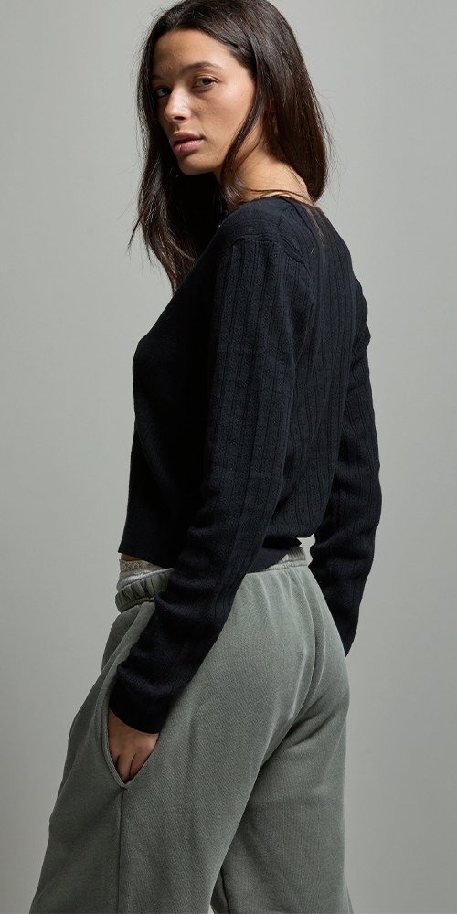 Paloma Pointelle Cardigan