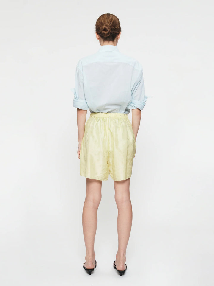 Embroidered Dot Boxers Chamomile