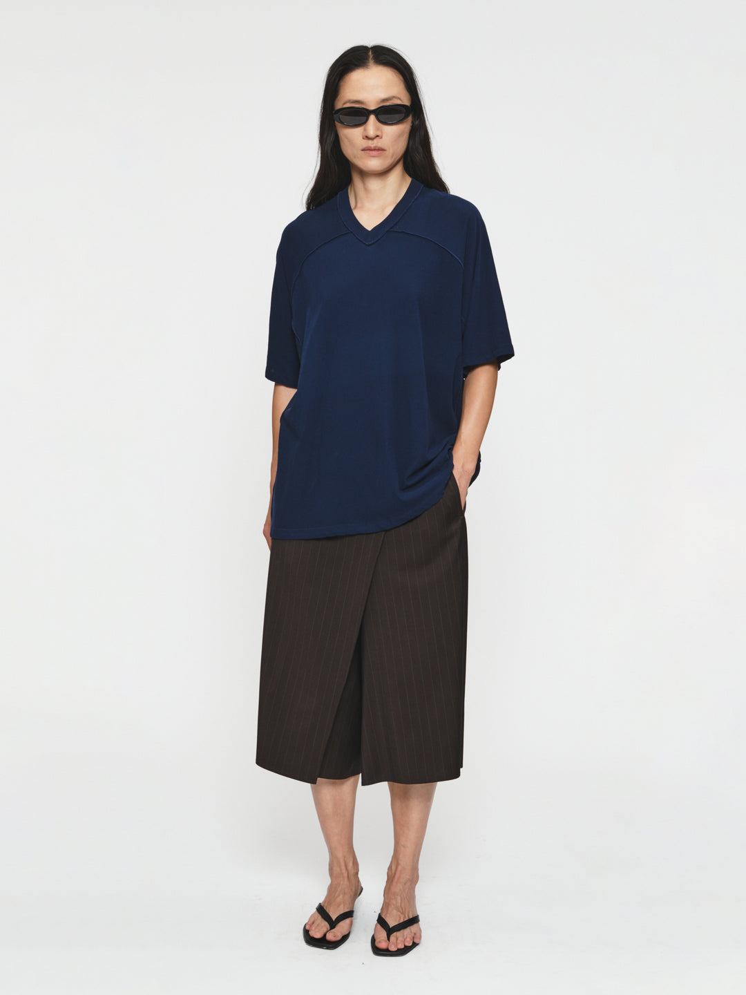 Inside Out V-Neck Ink
