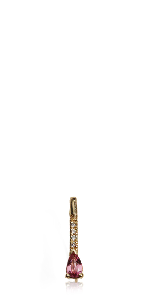 Mini Gemstone Diamond Safety Pin