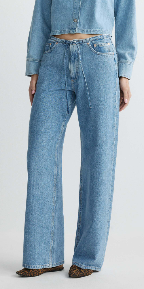 Sienna Low-Slung Wide Leg Relaxed 31” Jeans River Aura
