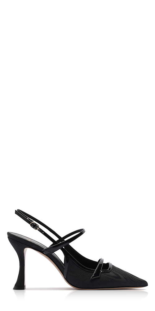 Tita Moire Pumps 85 Black