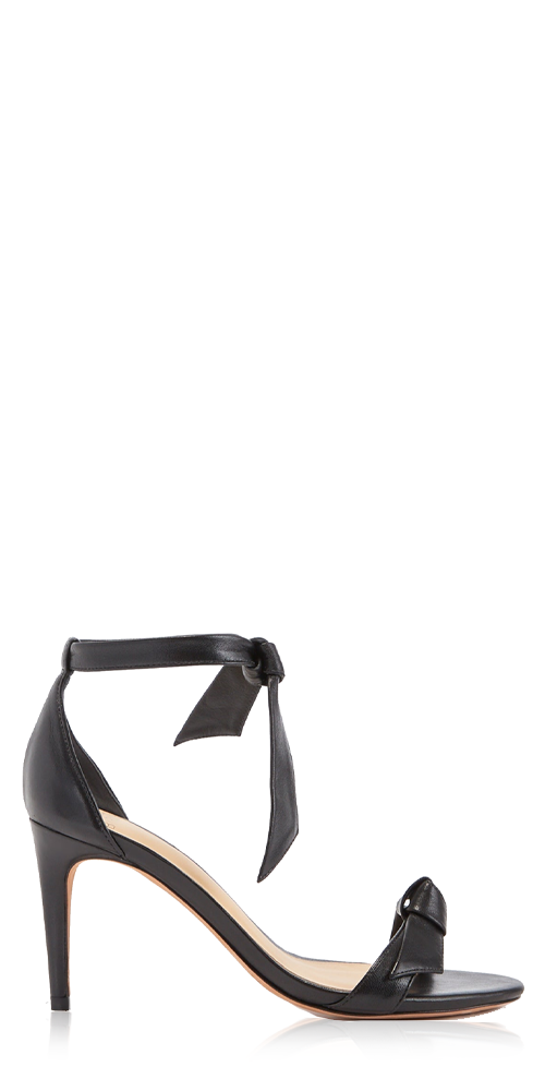 Clarita 75 Leather Sandals Black