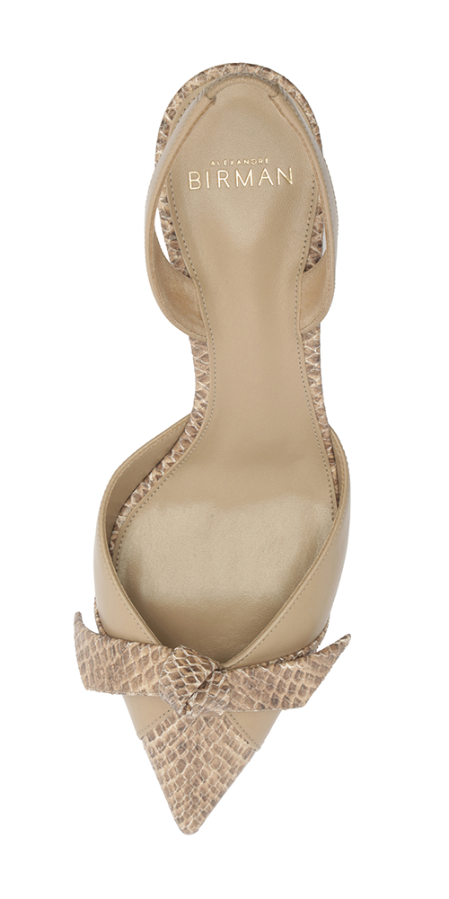 Clarita Slingback Cap Toe 60 Semolina