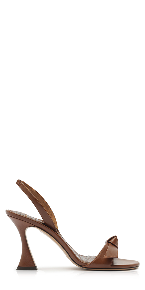 Clarita Sling Bell Sandals 85 Espresso