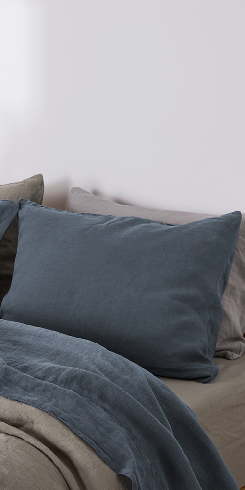 Linen Pillowcase Set Dusk