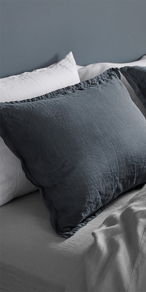 Linen Sham Set Dusk