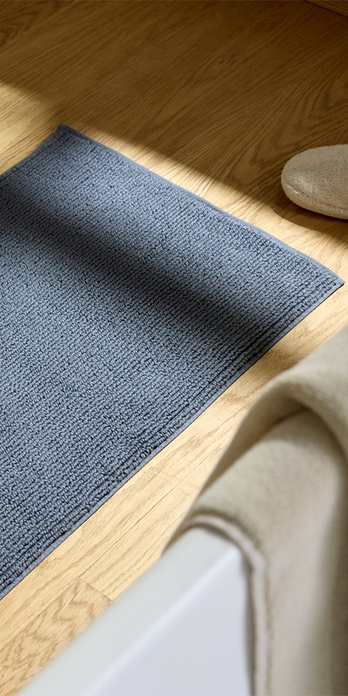 Soft Rib Tub Mat Dusk