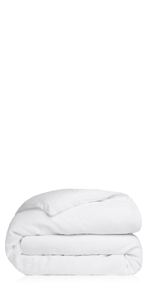 Linen Duvet Cover White