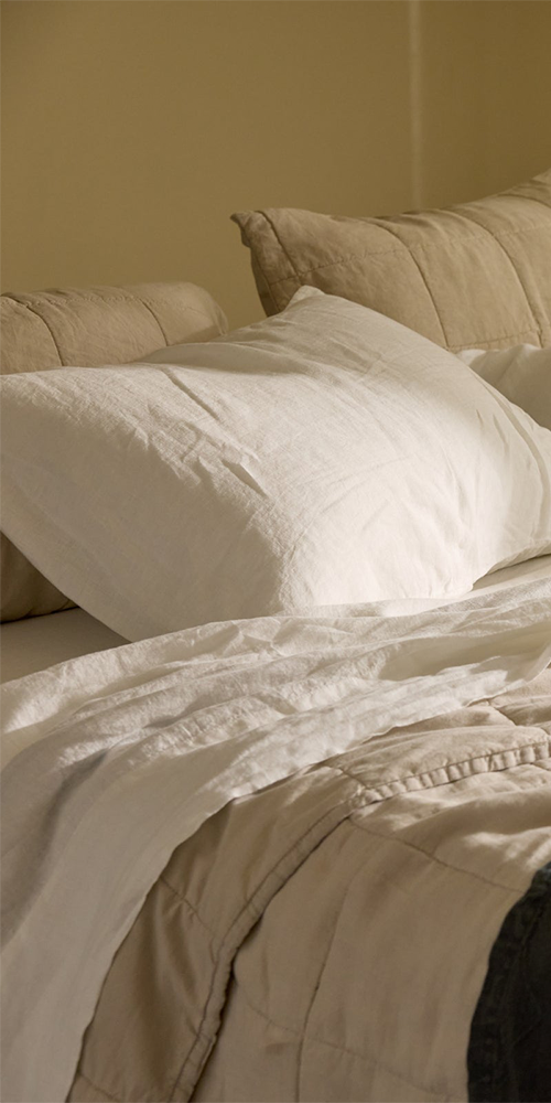 Linen Top Sheet White