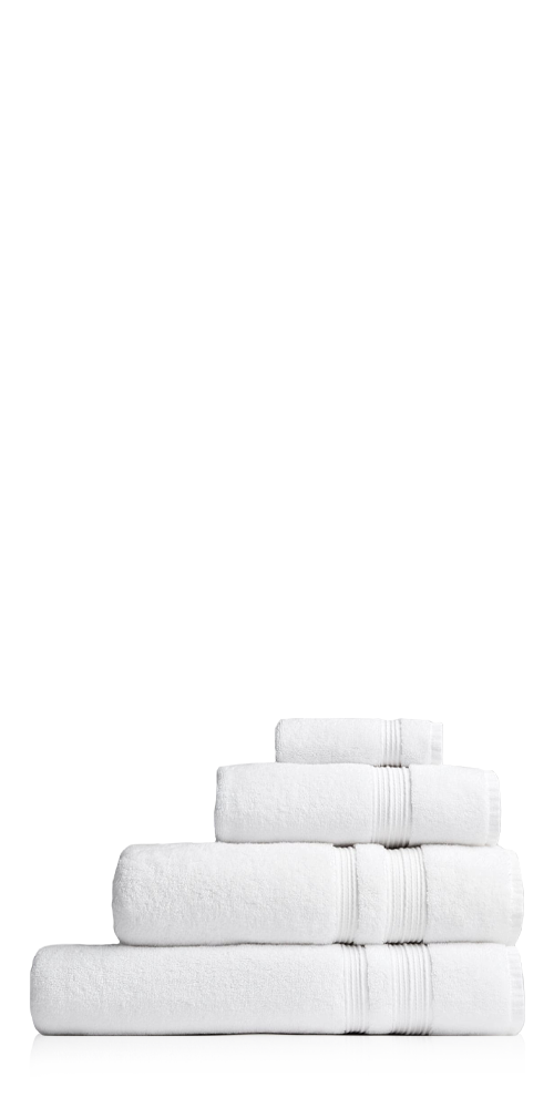 Classic Turkish Cotton Towels White