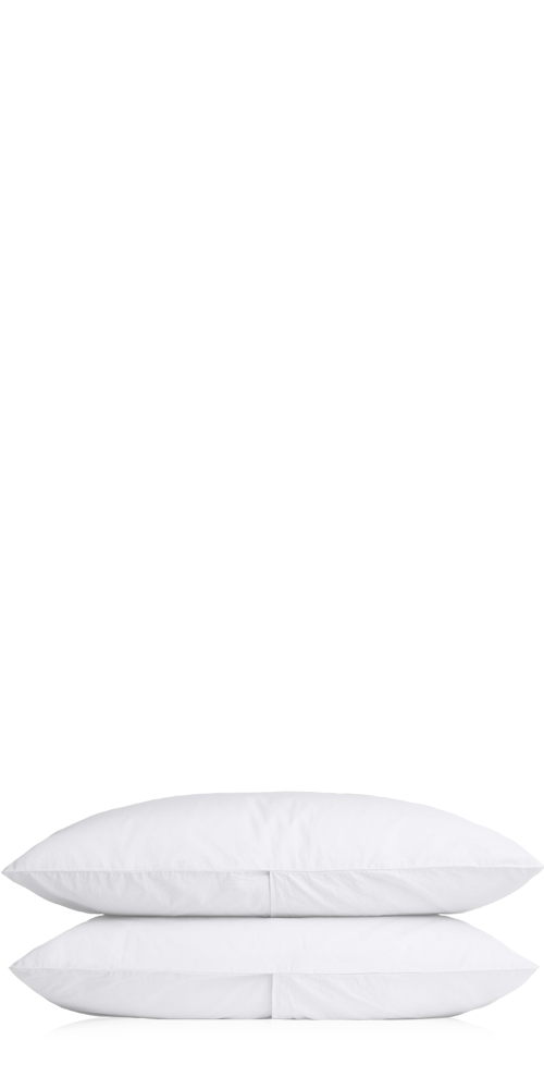 Percale Pillowcase Set White