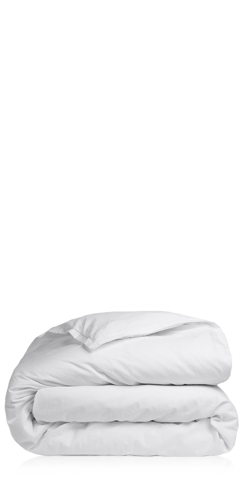 Percale Duvet Cover White