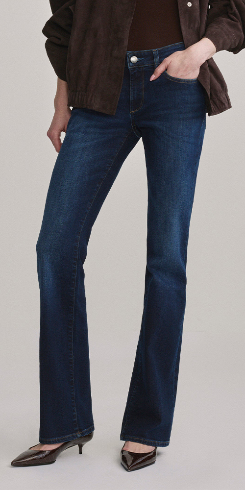Milano Slim Boot Low Rise Instasculpt™ 33" Jeans Thunderbird
