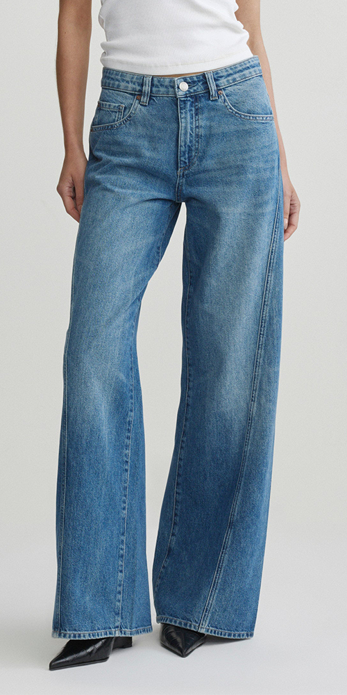 Alex Baggy Wide Leg Low-Rise 32" Jeans  Authentic