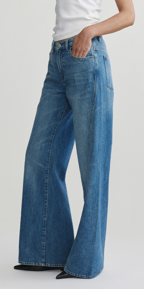 Alex Baggy Wide Leg Low-Rise 32" Jeans  Authentic