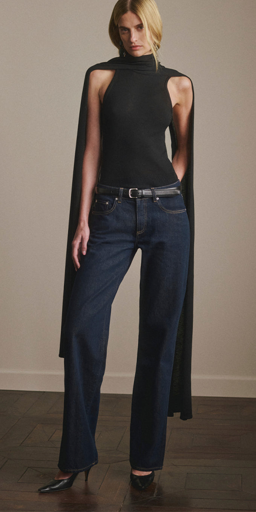 Drue Straight Low-Rise 32" Jeans Harvest Moon