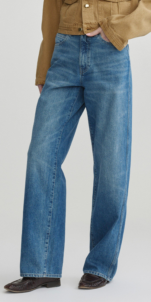 Kaylen Loose Straight High-Rise 32" Jeans Authentic