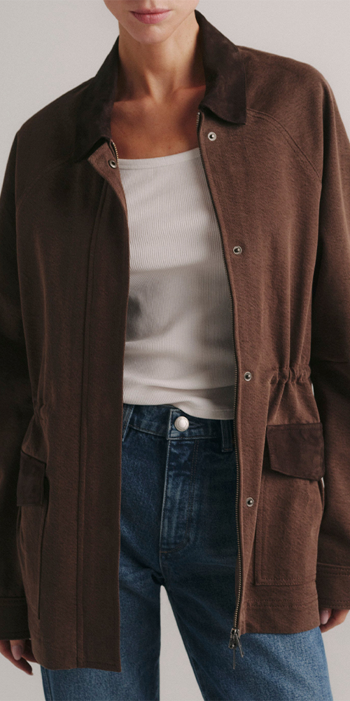 Field Denim Jacket Brownstone